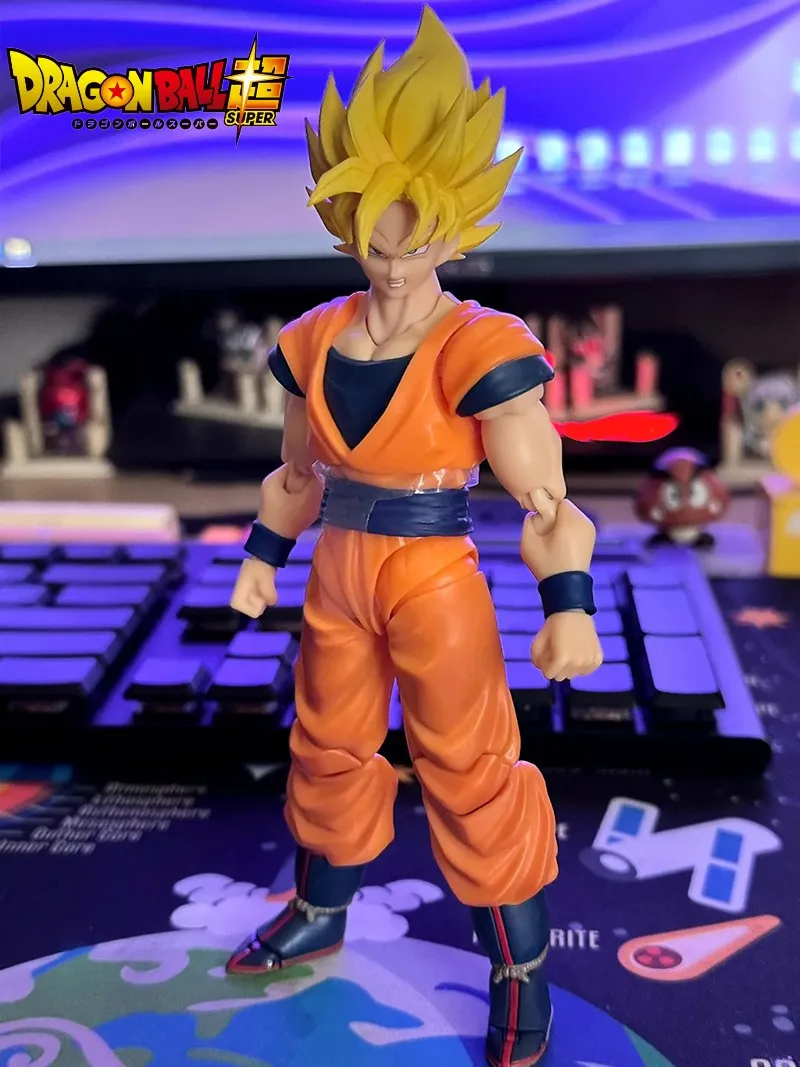 

Dragon Ball Z New 14cm Bandai Original Shfiguarts Son Goku Full Power Ssj2 Pvc Action Figures 140mm Movable Anime Figurine Model