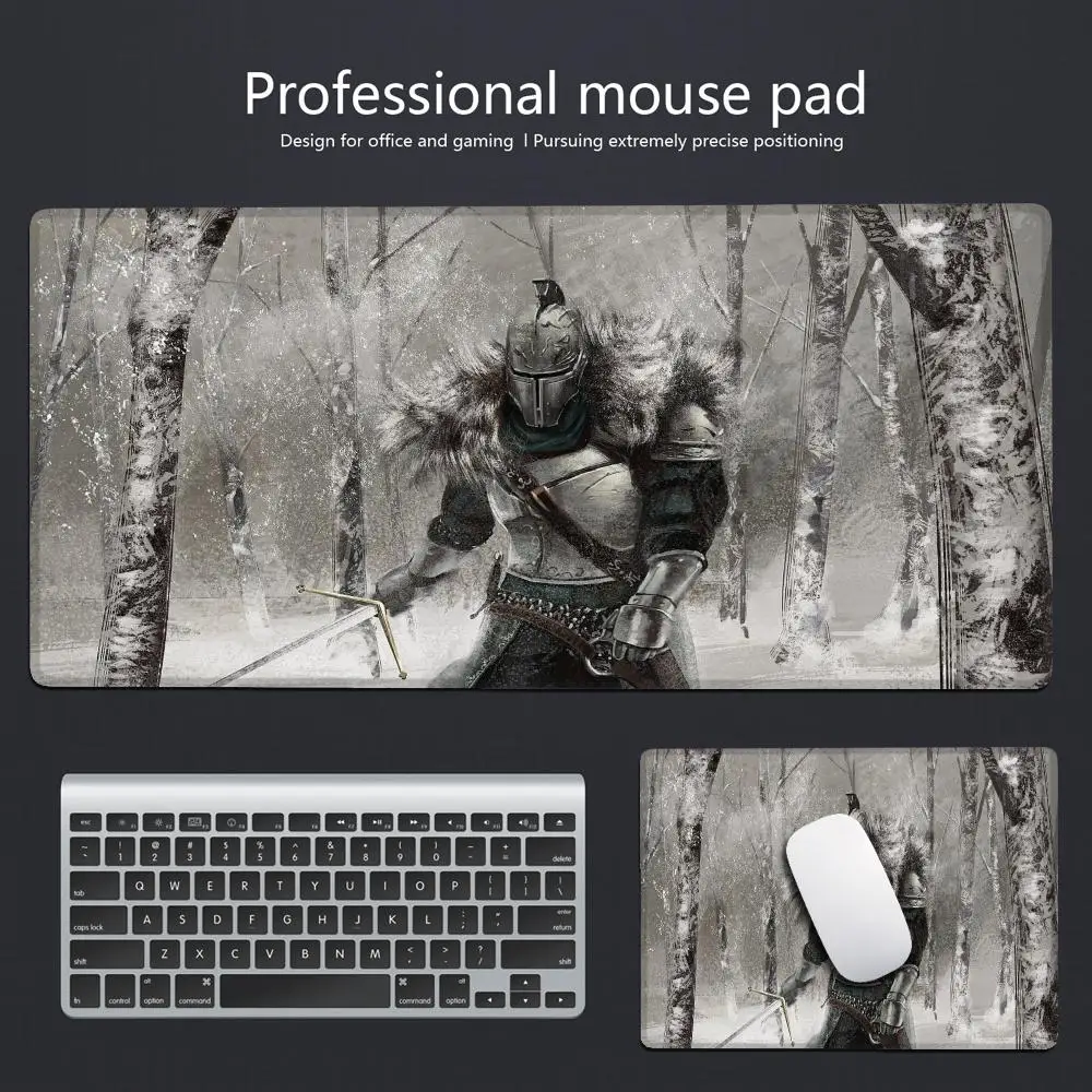 HYBXAXC Mouse Pad Gamer XXL Custom MousePads keyboard pad D-Dark S-Souls Anti-slip Carpet Laptop Soft Office Mouse Mat Mouse Pad