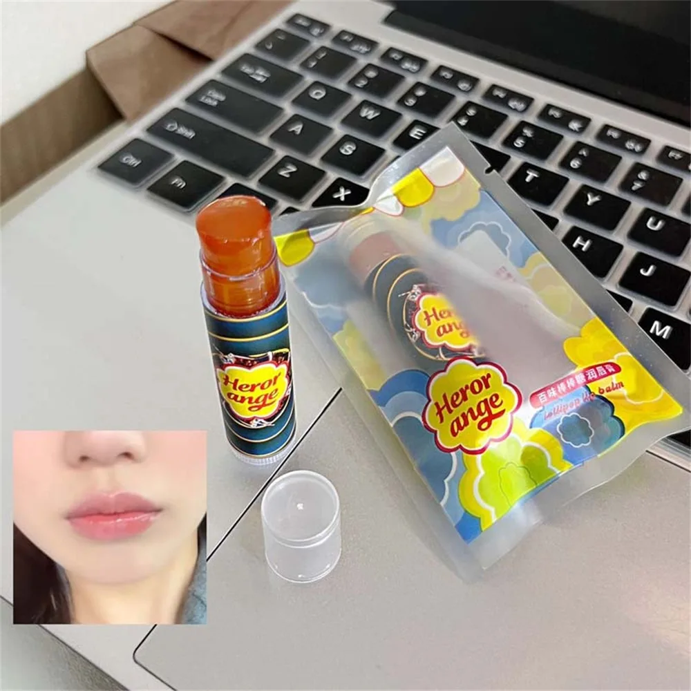 Fruit Lip Balm Moisturizing Jelly Lip Tint Transparent Lip Primer Cute Colored Gloss Lipstick Fade Fine Lines Lip Care Makeup