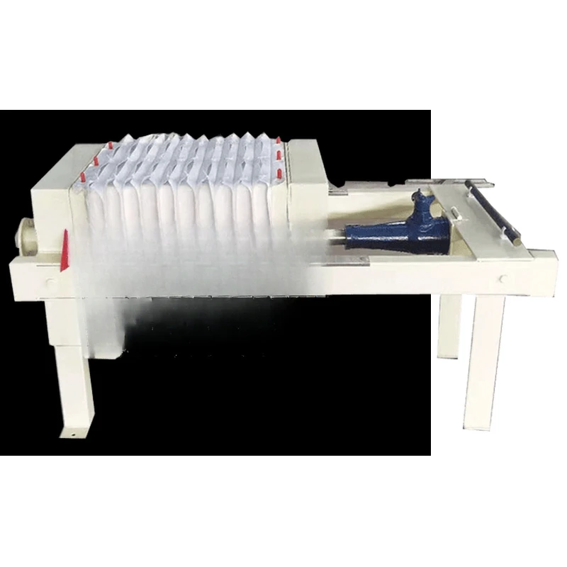 Sludge dewatering filter press, electric hydraulic chamber filter press
