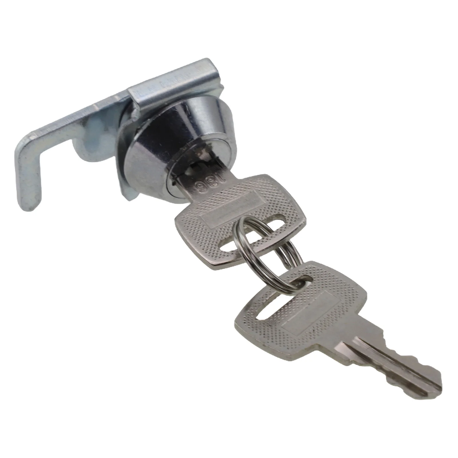 Zinc Alloy Cam Lock with Quick Clip for Cash Drawers Metal Cabinets Flight Boxes Lockers Vending Machine Enclosures