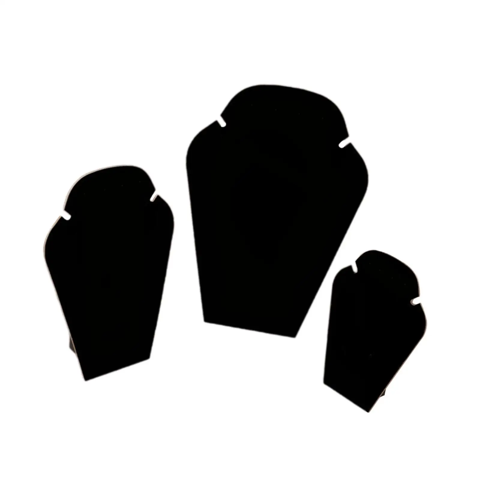 

3x Necklace Display Stand Jewelry Stand for Countertop Retail Store Tabletop Style B