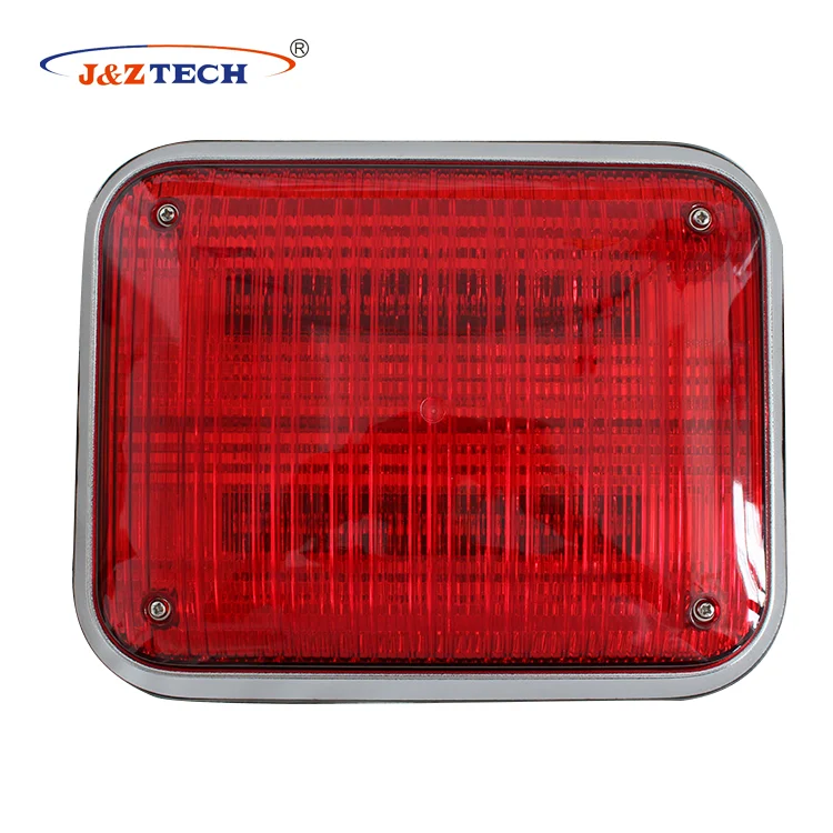 J&Z TECH 9*7 Series 12V 24V LED Vehicle Light Bar Ambulance Side Warning Strobe with 2-Year Warranty in stock