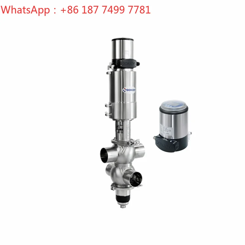 316L Mini Pneumatic Control Sanitary Pressure Relief Safety Valve Water System General Application