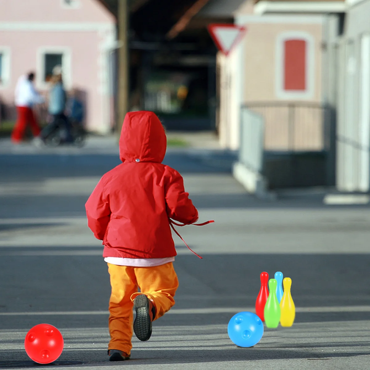 Family Bowling Game Toys Children Outdoor and Indoor Plastic Skittle Game kids bowling bowling toys plastic bowling