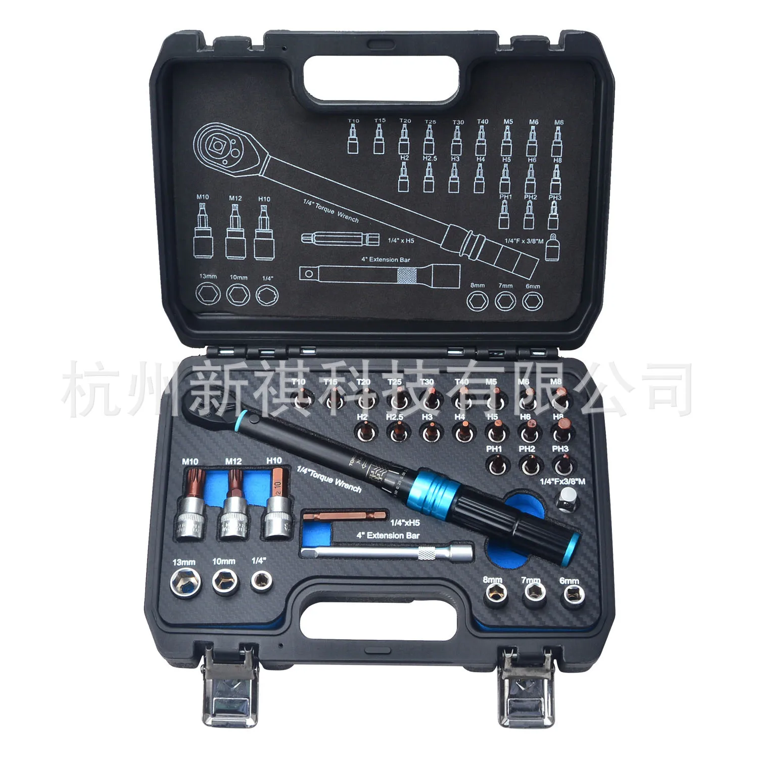 

1/4Dr велосипедная свеча зажигания для мотоцикла, регулируемый крутящий момент, высокоточный динамометрический ключ 5-25N.M