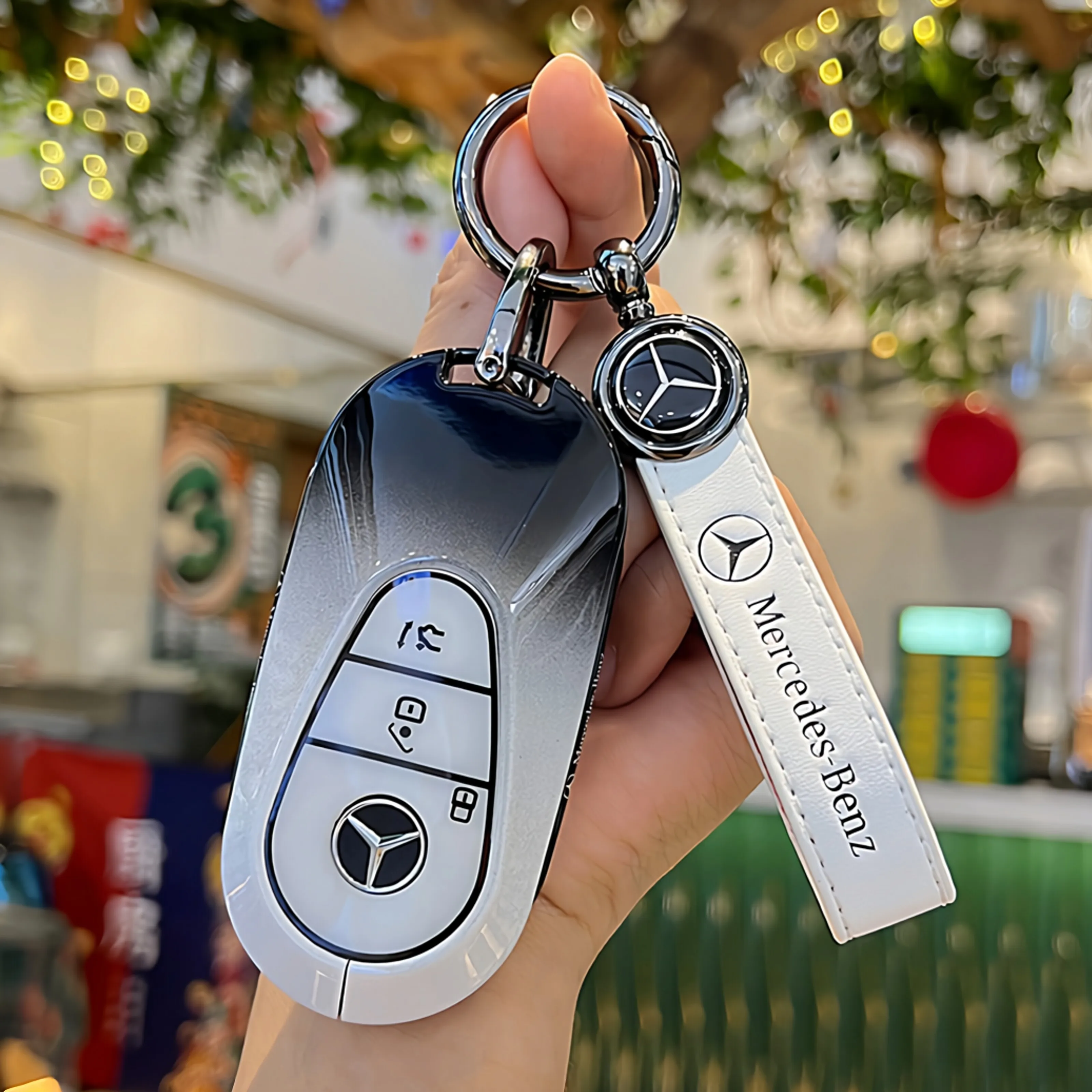 New Car Remote Key Case Cover Shell For Mercedes Benz C S Class W206 W223 S350 C260 C300 S400 S450 S500 Protector Keyless