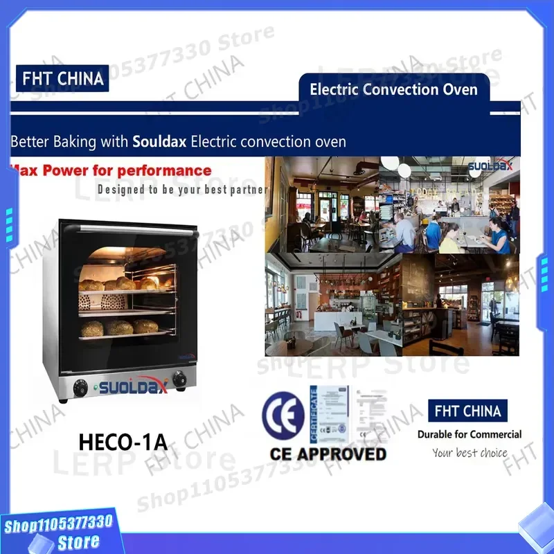 Commercial Electric Convection Oven Professional Baking Equipment with Water Spray System for Bread Bakery Factory Direct