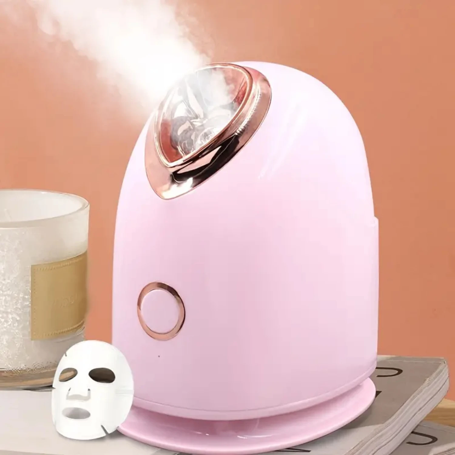 

Indulge in the unmatched luxury of a professional grade facial steamer - Experience the ultimate home spa with one-touch operati