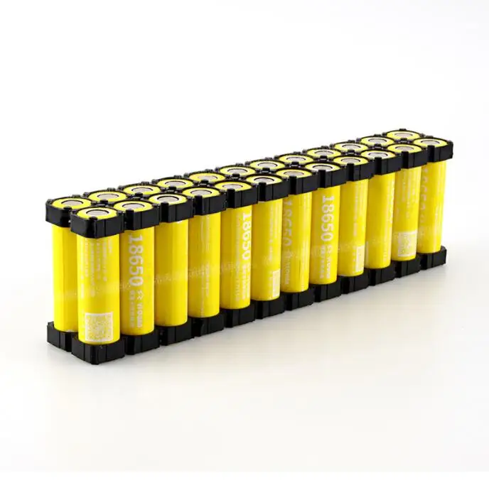 MasterFire 500pcs/lot 2*12 Cell 18650 Batteries Spacer Radiating Shell Plastic Heat Holder Battery Bracket