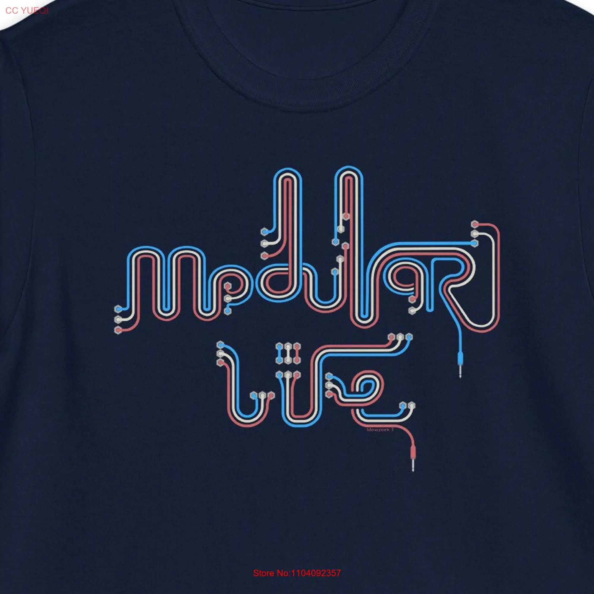 Modular Synthesizer T Shirt for Eurorack synth lover long or short sleeves