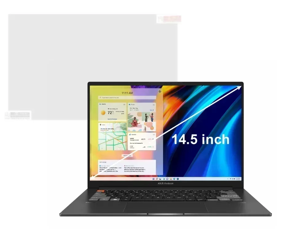 2X Anti Glare BlueRay 14.5-inch Screen Guard Protector For ASUS ZenBook 14X OLED 2023 Q420VA Q420V Q420 Laptop PC 16:10