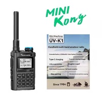 Quansheng UV-K1 Mini Kong Walkie Talkie UV K1 Portable Wireless Set Transceiver Portable Ham Communication Radio AM FM NOAA