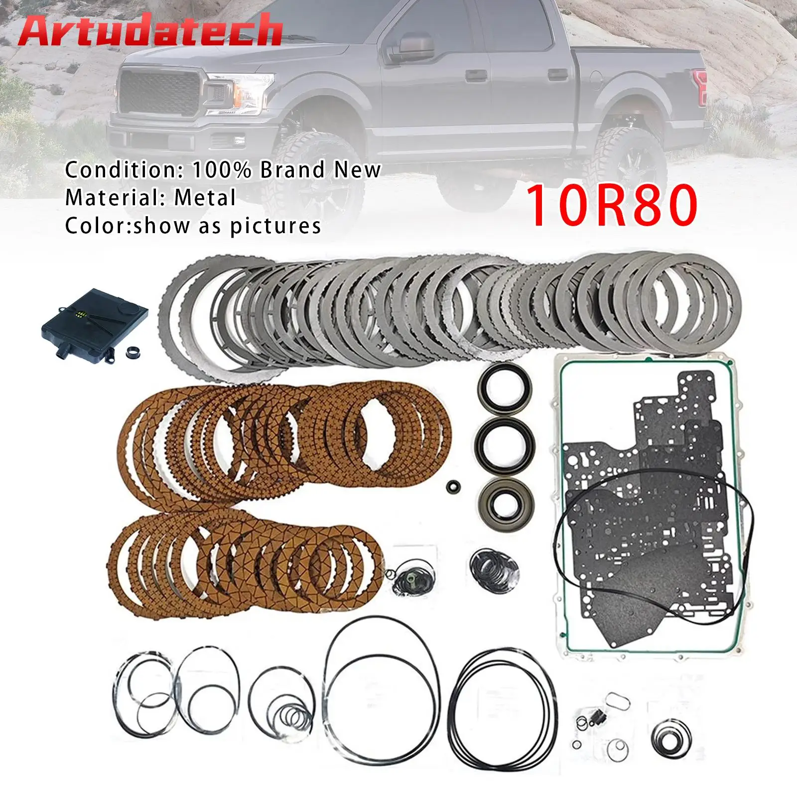 

Artudatech 10R80 главные ремонтные уплотнения для автоматической коробки передач для Ford F-150 Expedition W188820D + B188880D + W188881D
