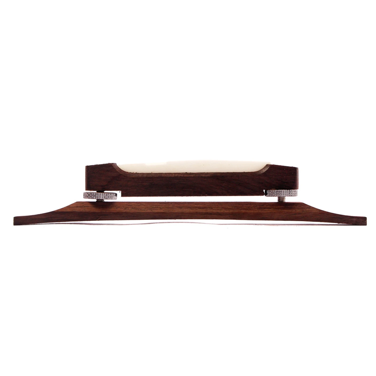 أجزاء أدوات الجاز من خشب الورد لجسر جيتار Archtop مع سرج على شكل عظمة الماشية لأجزاء مندولين جيتار الجاز Archtop Luthier