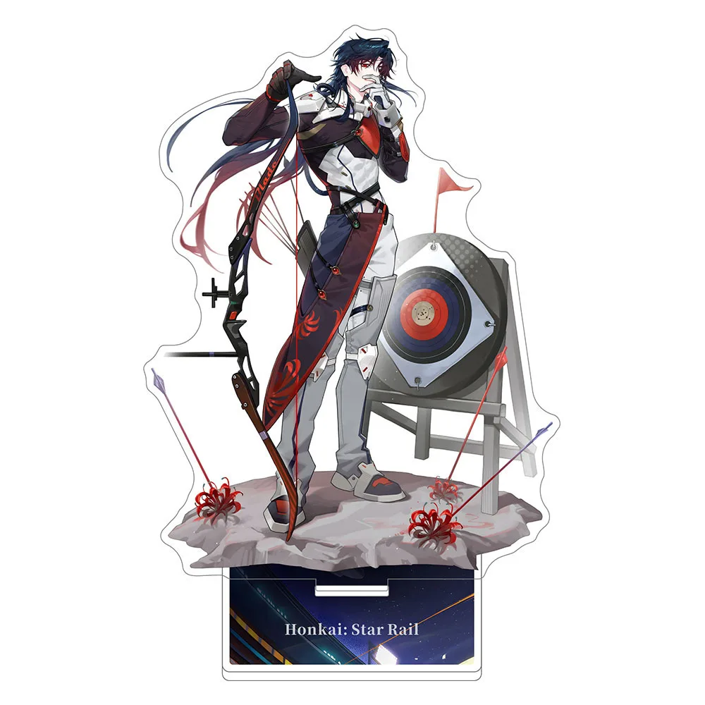 Game Anime Figures Acheron Aventurine Sparkle HuoHuo Acrylic Stand Model Desk Decor Cosplay Character Standing Sign Gift Display