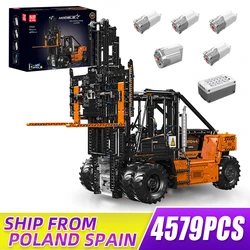 MOULD KING 17044 Technology 1:6 Heavy Duty Forklift Truck APP and Remote Control Building Blocks Set for Adults