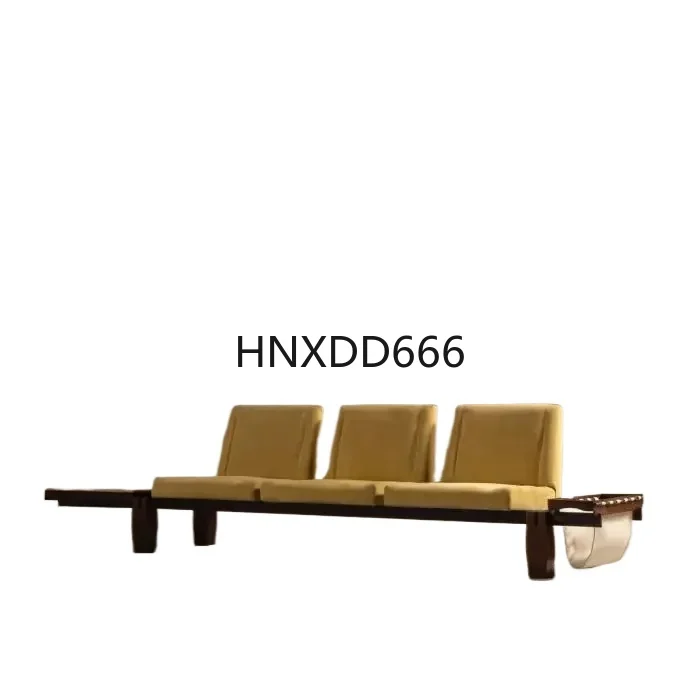 

Medieval solid wood sofa chair Nordic simple living room single leisure recliner designer retro fabric chair