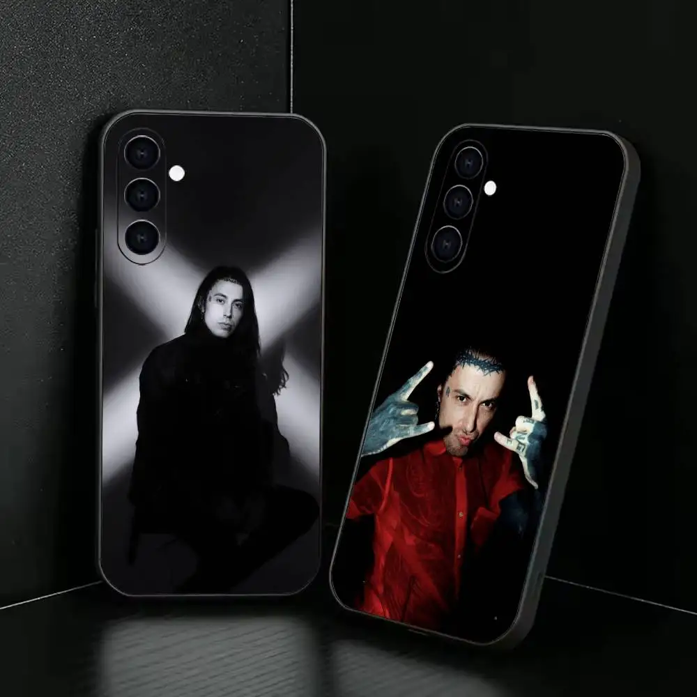 R-Ronnie Radke Singer Rapper Phone Case For Samsung Galaxy A73,A72,A71,A70,A53,A52,A51,Soft Silicone Black Cover