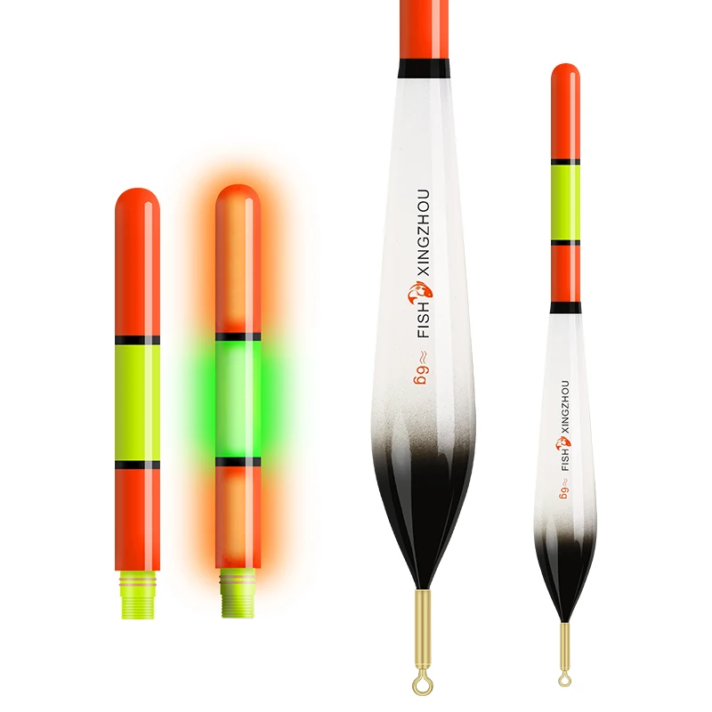 Electric Float+1 CR425+1 Float Tube+1 Bag Hooks+Float Rest Luminous Composite Nano Electric Buoy Tools Tackle Accessories
