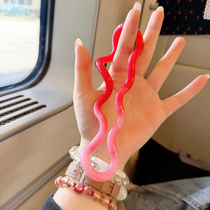 1pcs Temperature-changing Deformable Rope Multi-color Anti Stress Deformation Rope Knot Pressure Stress Relief Toys Gifts