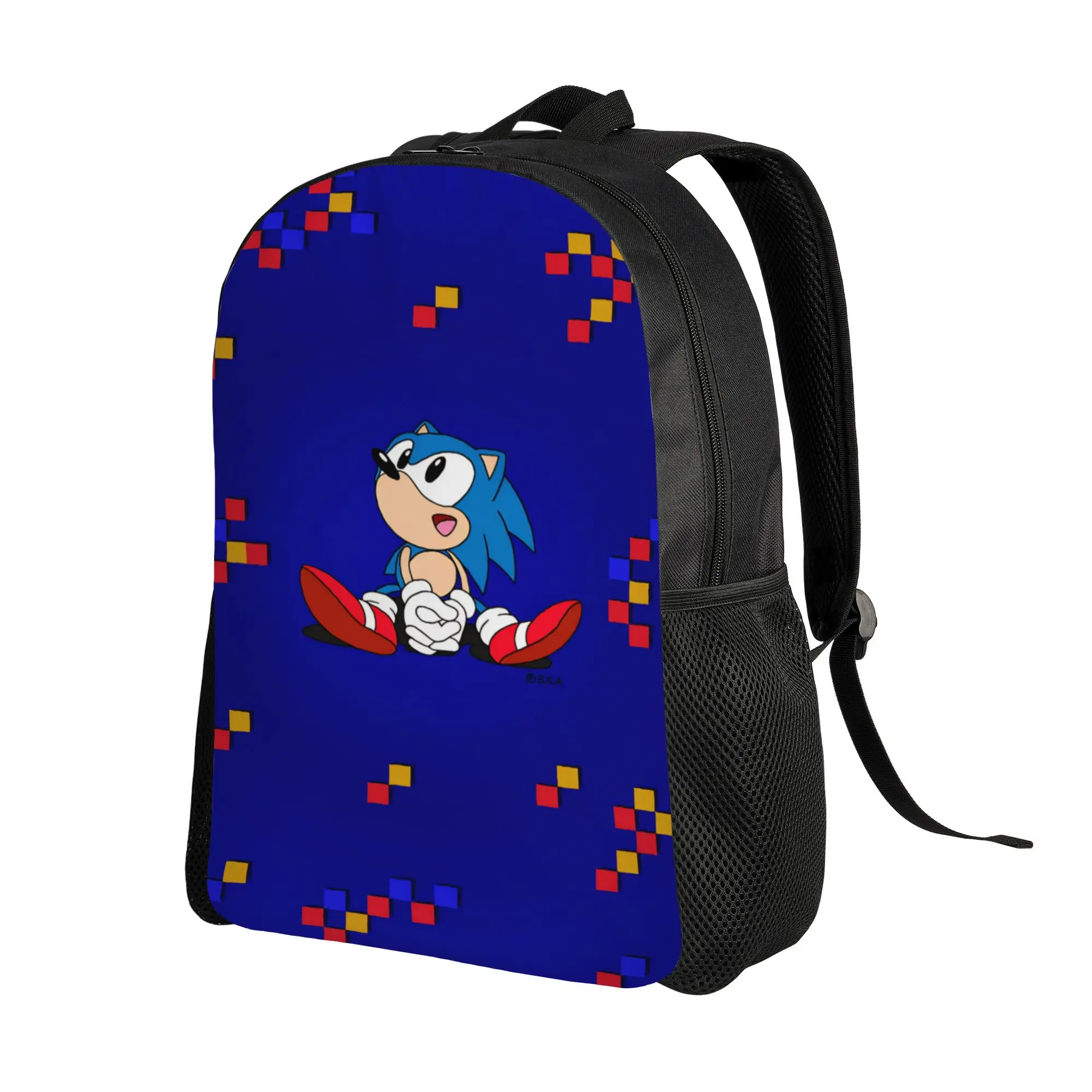 Sonices Cartoon Game Backpack  Outdoor Style Backpacks Women Men Colorful Durable High School Bags Leisure Rucksack