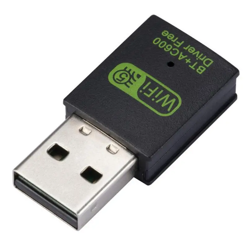 Dual Band Wireless WiFi USB Adapter 600Mbps For Desktop Computer WiFi Adapter 2.4Ghz/5.8Ghz Wifi Dongle For Win 7 8 8.1 10