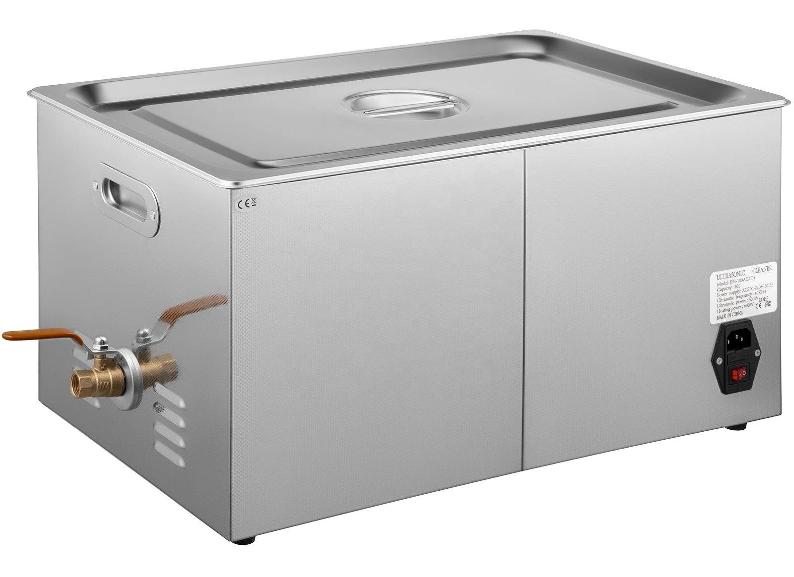 2-30L Industrial Ultrasonic Cleaner 30L Industrial Circuit Print Head DPF Cylinder Parts Engine Cleaner