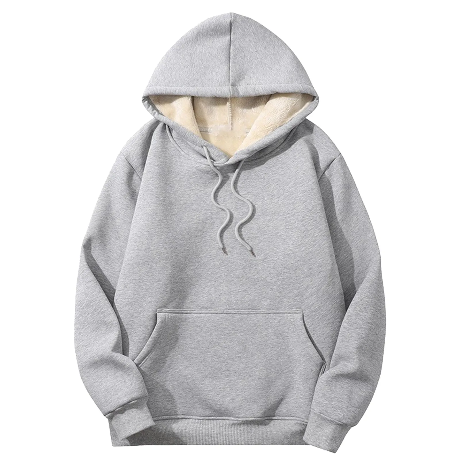 Winter verdicken warme Hoodie Sweatshirt Langarm Fleece gefüttert Pullover Shirts Unisex Hoodie mit Taschen Männer Frau Kleidung