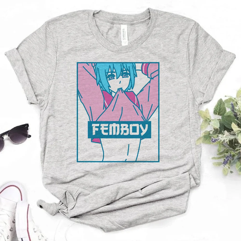 

Футболки Femboys, женские футболки манга, одежда y2k для девочек