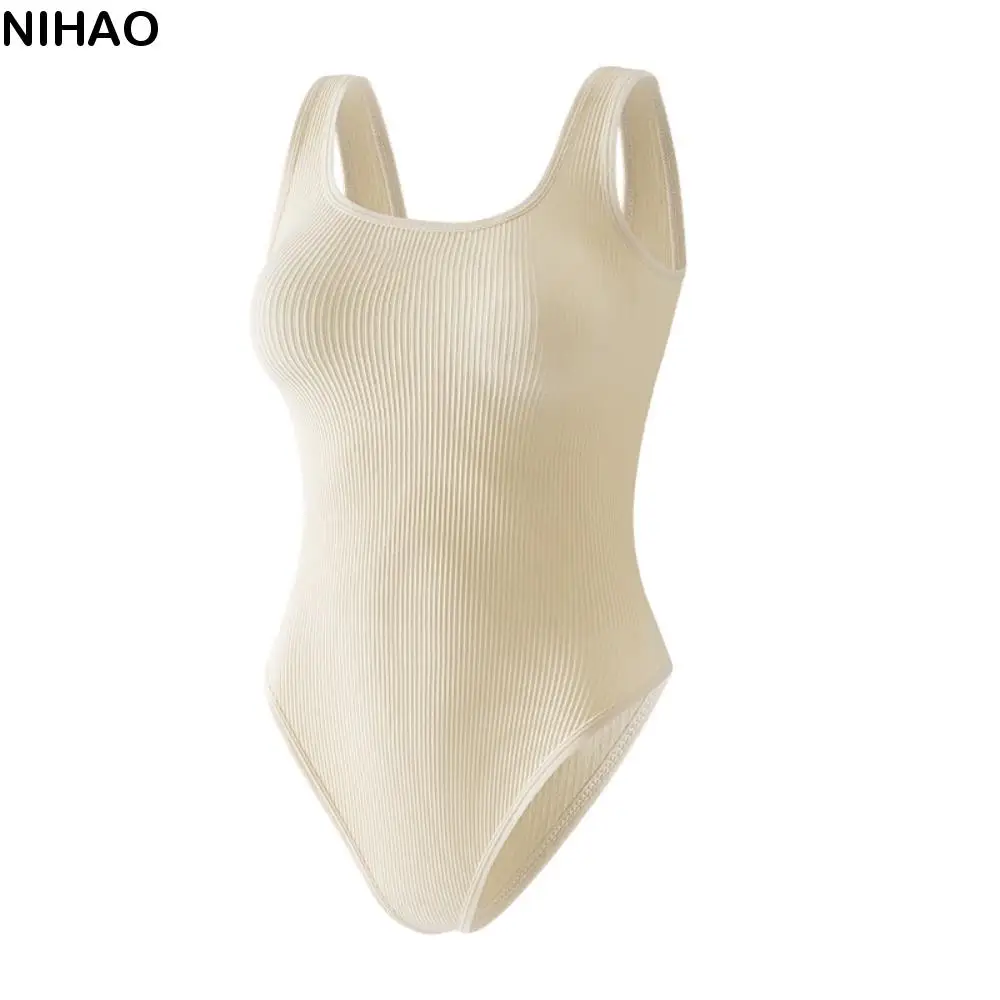 

Trendy U-neck Bodysuits Shapewear Tummy Control Butt Lifting Slimmer Body Shapers Seamless Sleeveless Underwear for Women Summer