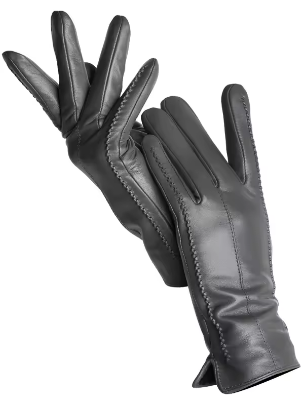 Women's sheepskin gloves winter warm plus velvet short thin touch screen driving color women's leather gloves good quality -2226 - Image 17