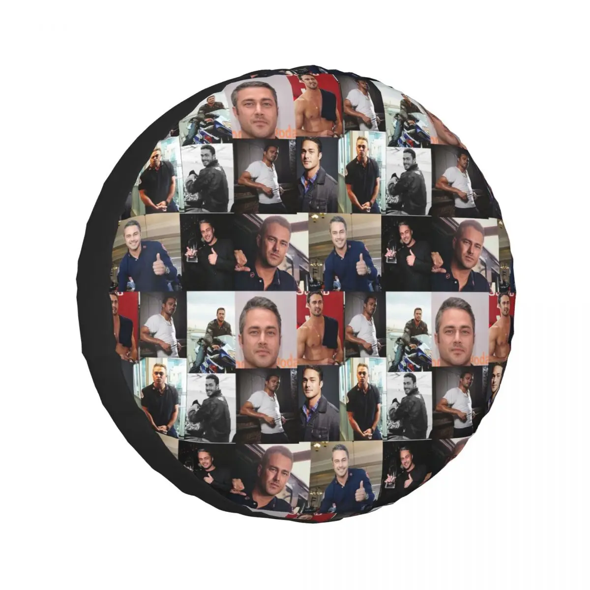 

Taylor Kinney Or Kelly Severide Spare Tire Cover for Jeep SUV RV 4WD Mitsubishi 4x4 Wheel Protector Covers 14" 15" 16" 17" Inch