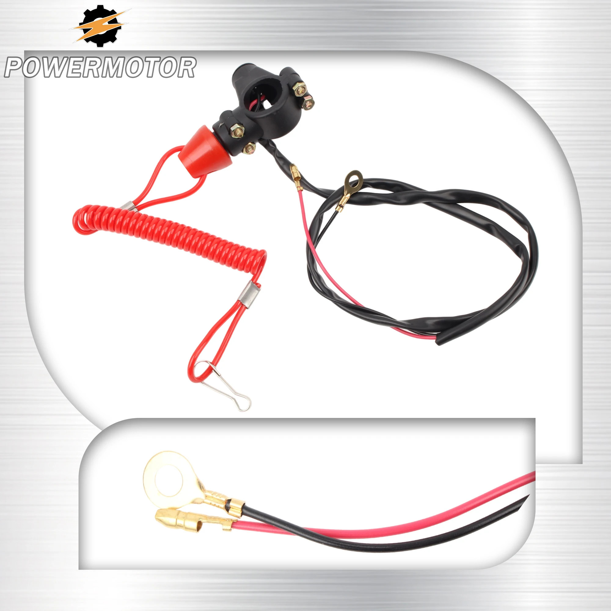 Universal Motorcycle Tether Lanyard Emergency Kill Stop Engine Switch Push Button For Yamaha Honda Suzuki Marine ATV Quad Yacht