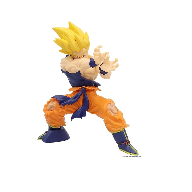 Dragon Ball Z Kamehameha Son Goku Figurka Super Saiyan Kakarotto 16CM PVC Figurki akcji Model Lalki Zabawki dla dzieci Prezenty