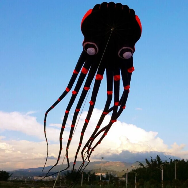 New 23m octopus kite for adults kite professional kites factroy soft power kites paragliding beach kite kiteboard stunt kite fun