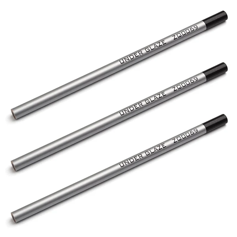 

EDT-3X Black Underglaze Pencils, Underglaze Pencils For Pottery,Underglaze Pencil Precision Underglaze Pencil For Pottery