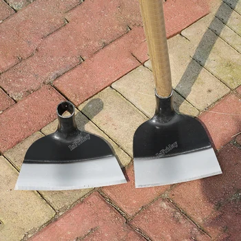 Manganese steel garden hoe hand hardened garden farm weeding tool garden hand tools weeding hoe without stick