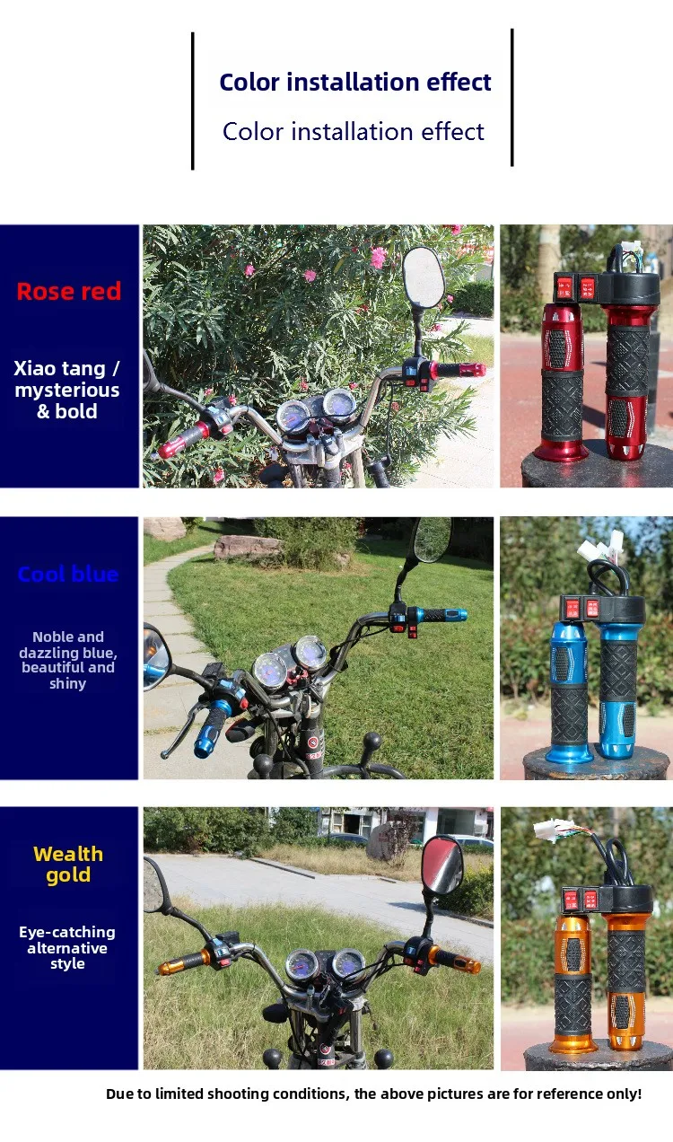 Manetka gazu do roweru elektrycznego Super 3-Speed, uchwyt na kierownicę do trójkołowca, akcelerator z kontrolą jazdy do przodu i do tyłu, nowa