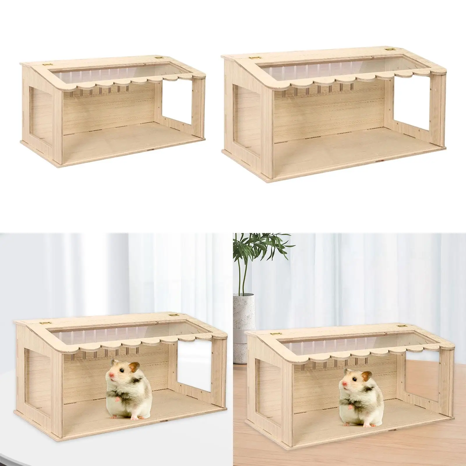 Chick Brooder Box Hamster Habitat Chicken Coop for Quails Ducks Chinchillas