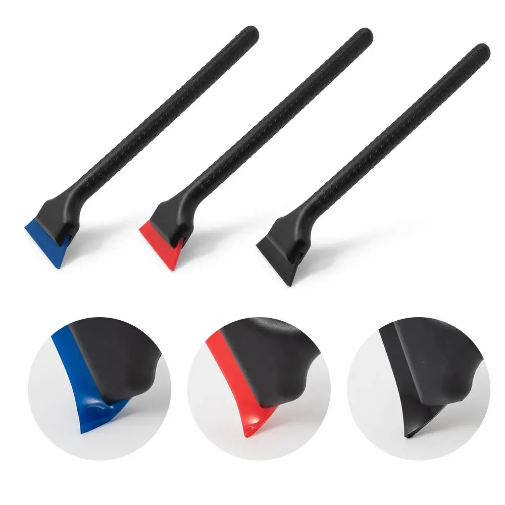 Car Mirror Cleaning Scraper Wiper No-Scratch Soft Rubber Blade Window Glass Snow Ice Remover Household Kitchen Wash Tool