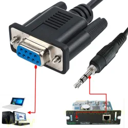 RS232 to Stereo Plug for Schneider AP9630 AP9631 Network Card IP Address Reset Config TCPIP Commands Console Cable 940-0299