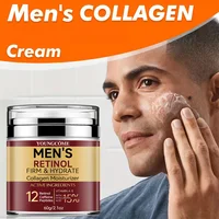 Crème pour le visage raffermissante au rétinol pour homme, soin de la peau, hydratant, au collagène, éclaircissant, lisse, déformable, traitement 3