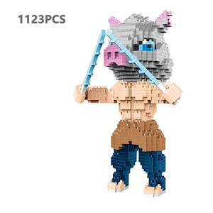 لبنات بناء أنيمي قاتل الشياطين للأطفال ، كيميتسو نو يايبا ، كامادو ، تانجيرو ، نيزوكو ، زينيتسو ، كيوجورو ، ألعاب ساخنة ، هدايا أعلى 8 مبيعات هنتاي نامي - رقم 3