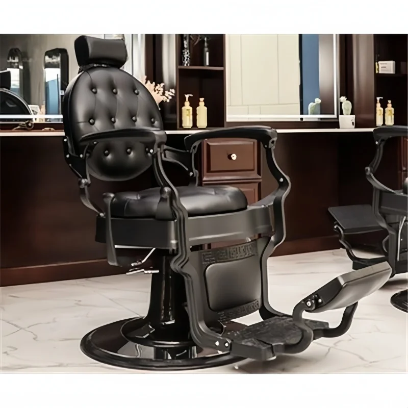 Luxury Belmont Classic Vintage Styling Chair Green Hair Salon Barber Chairs For Sale