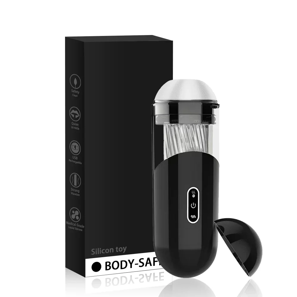 IPX7 Automatic 7 Vibrating & 5 Sucking Male Masturbations Sex Machine Toy Blowjob Sucking Masturbator for Men Tools Adult Toys