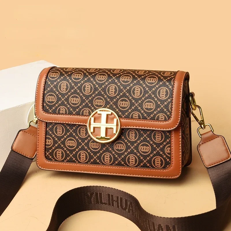 

Classic Popular Vintage Women's Shoulder Crossbody Bag with Fine Leather Material Elegant Vintage Look​ for Work & Dating