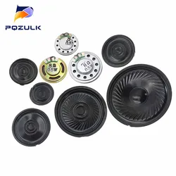 2PCS Small 8 ohm 0.5W Speakers 20/23/28/30/40/50MM 2CM 3CM 4CM 5CM Audio Loudspeaker 8R 0.5 Watt Sound Amplifier for Doorbel