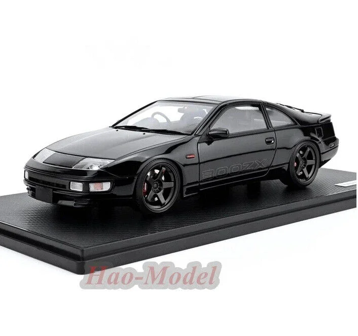 IG 1/18 For Nissan Fairlady Z Z32 2by2 Resin Car Model Diecast Simulation Toy Boys Birthday Gift Hobby Display Collection Black