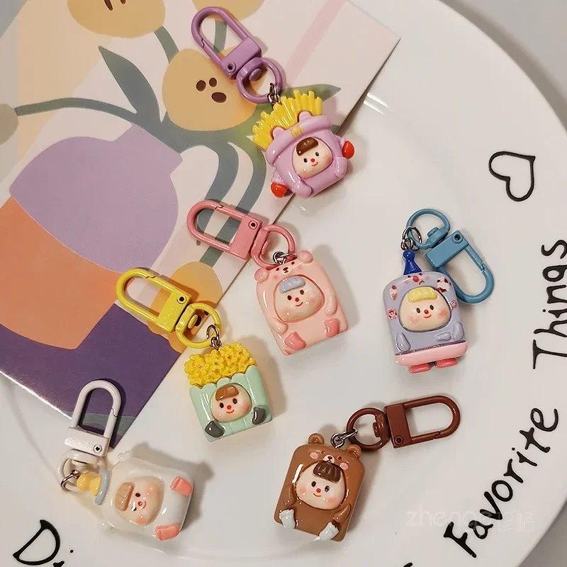 

Cartoon Cute Child Pendant Buckle Phone Case Universal Small Pendant Bag Small Pendant Bracelet Lanyard Ordinary Key Tool Bag